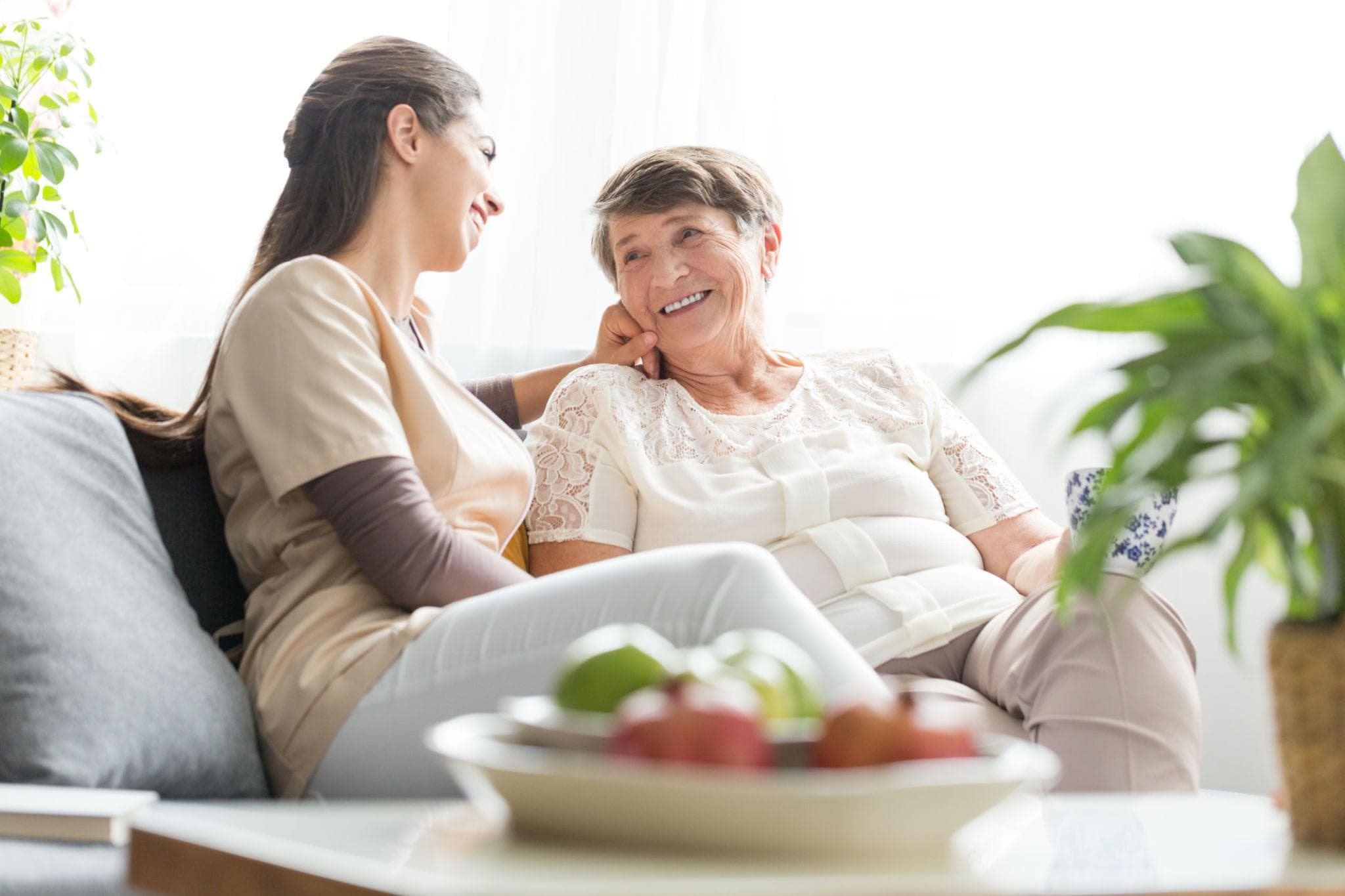 Chavera Home Care caregiver supporting a client at home